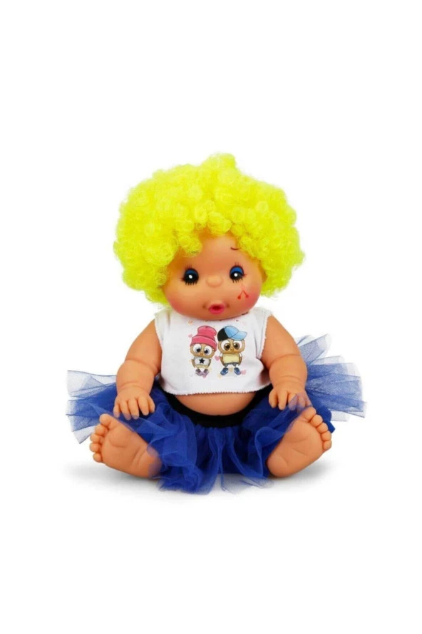 Sunman Kıvırcık Saçlı Afro Bebek 23 cm (Karışık Model 1 Adet) - Resim 3