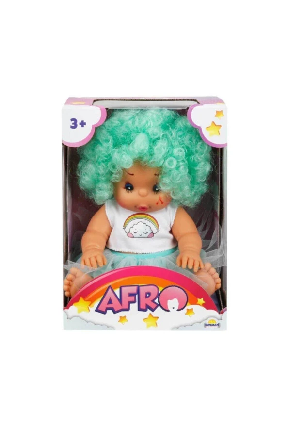 Sunman Kıvırcık Saçlı Afro Bebek 23 cm (Karışık Model 1 Adet) - Resim 8