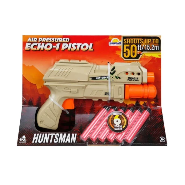 Sunman Huntsman Alpha Echo-1 Pistol 6 Mermili Küçük Sünger Atan Silah