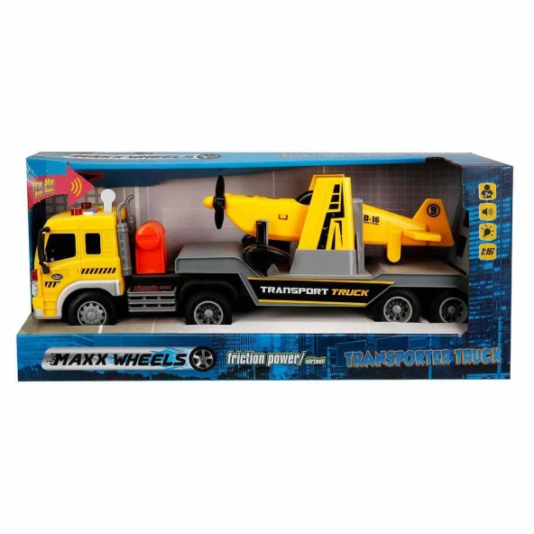Sunman Maxx Wheels Sesli ve Işıklı Transporter Tır 40 cm (Karışık Model 1 Adet) - 5