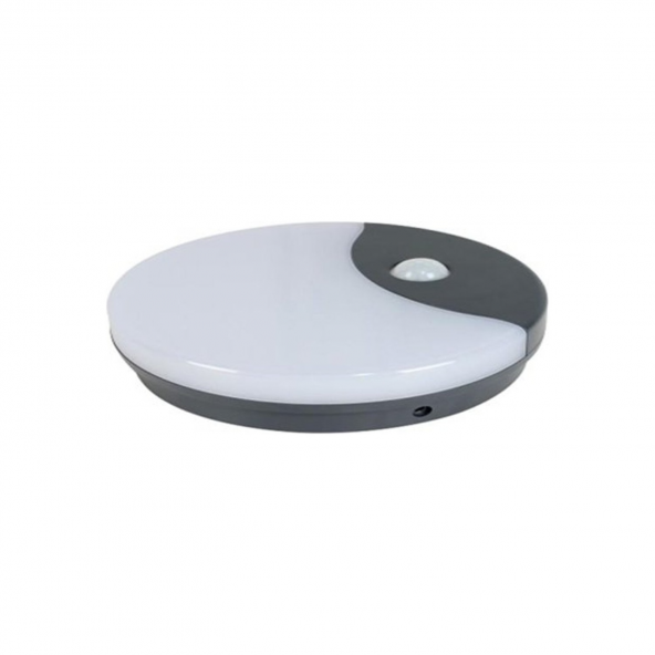 CATA CT-7092 12W SIVA ÜSTÜ LED ARMATÜR SENSÖRLÜ ( 4000K )