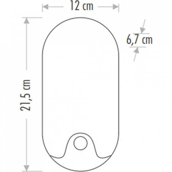 CATA CT-7093 12W SIVA ÜSTÜ LED ARMATÜR SENSÖRLÜ ( 4000K ) - 2
