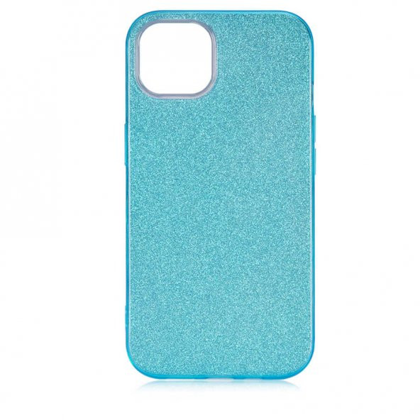 iPhone 13 Mini Kılıf Simli Renkli Silikon - 3