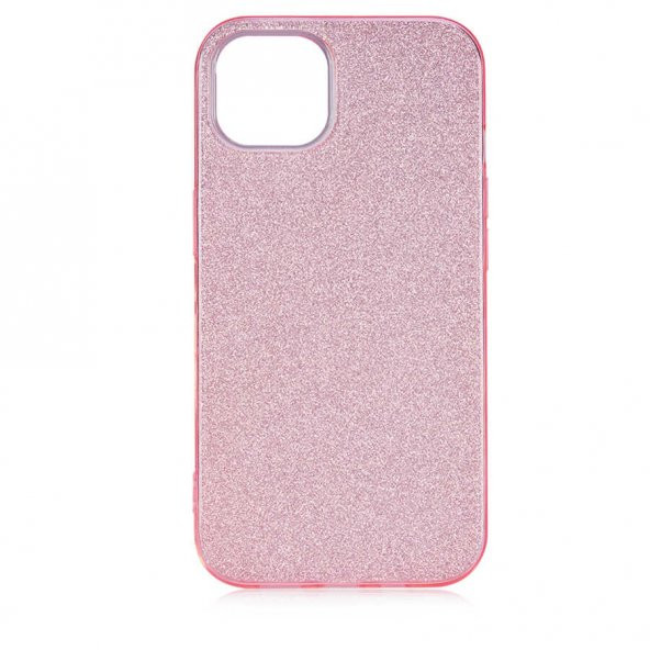 iPhone 13 Mini Kılıf Simli Renkli Silikon - 5