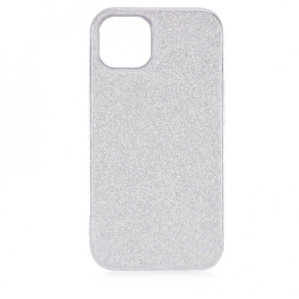 iPhone 13 Mini Kılıf Simli Renkli Silikon - 6