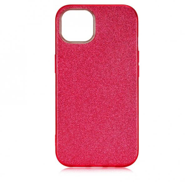 iPhone 13 Mini Kılıf Simli Renkli Silikon - 9