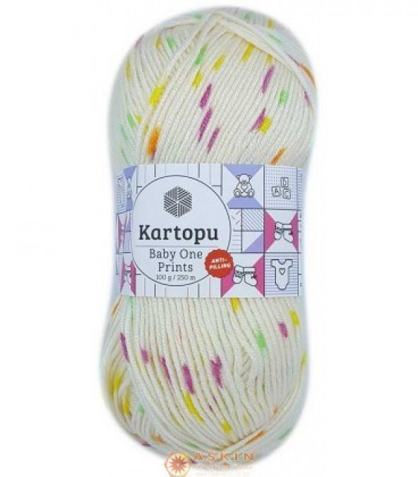 Kartopu Baby One Prints H2527 İplik - 1