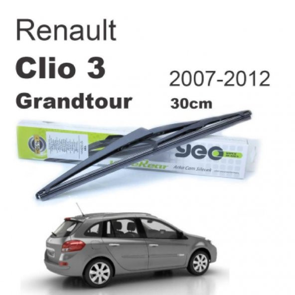 Renault Clio 3 Arka Silecek Süpürgesi 2007- 2012 30 cm
