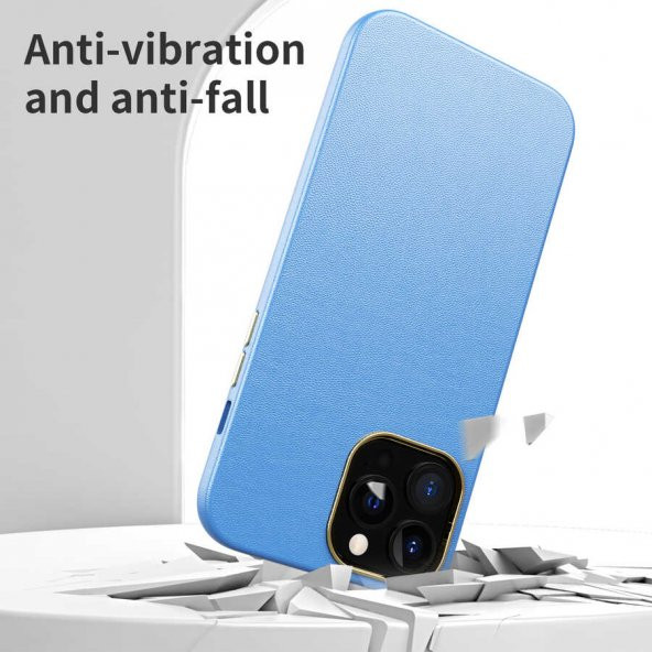 Apple iPhone 12 Pro Max Kılıf Natura Deri Lüx Soft - Resim 11