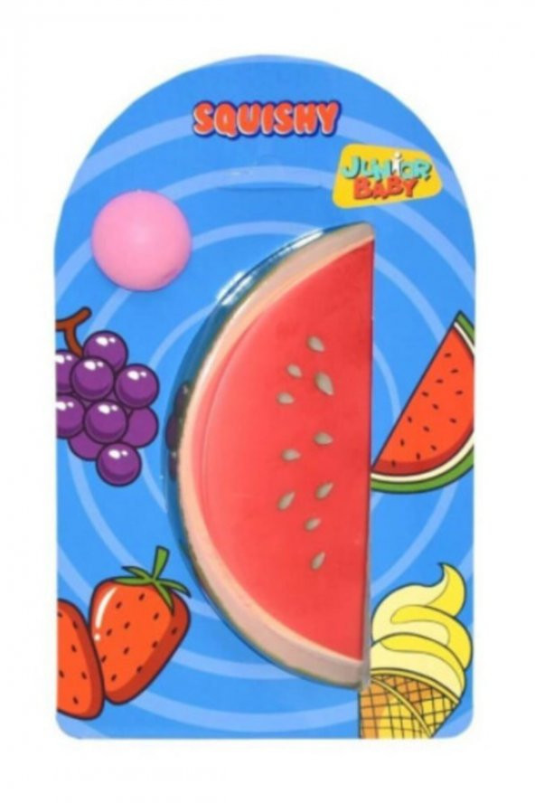 Karpuz Sukuşi 13cm Yumuşacık Watermelon Squishy