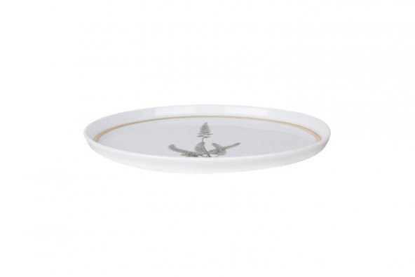 Porland Botanical Desen1 Düz Tabak 21cm 04ALM005040 - 2