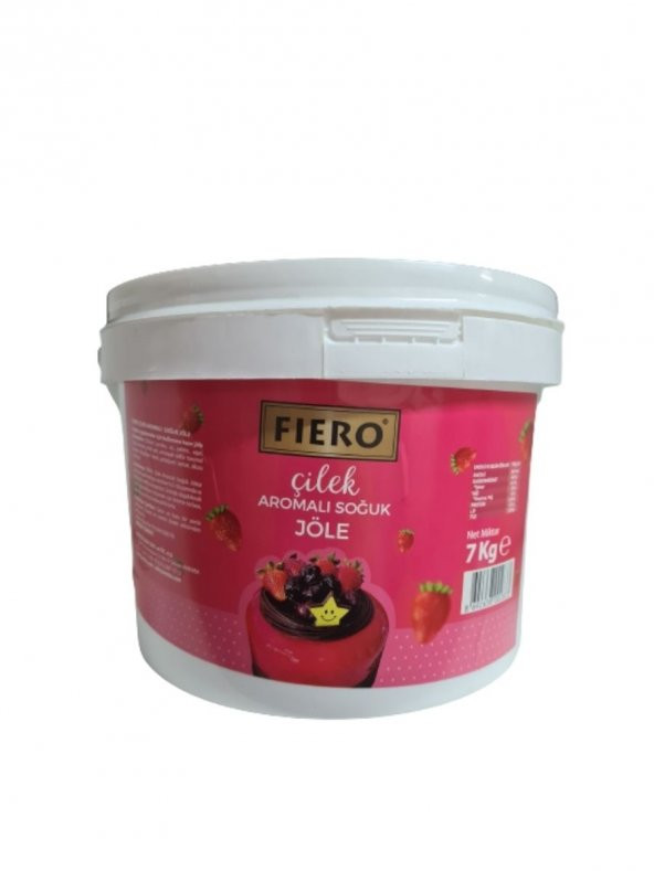 Fiero Çilek Aromalı Soğuk Jöle 7 Kg
