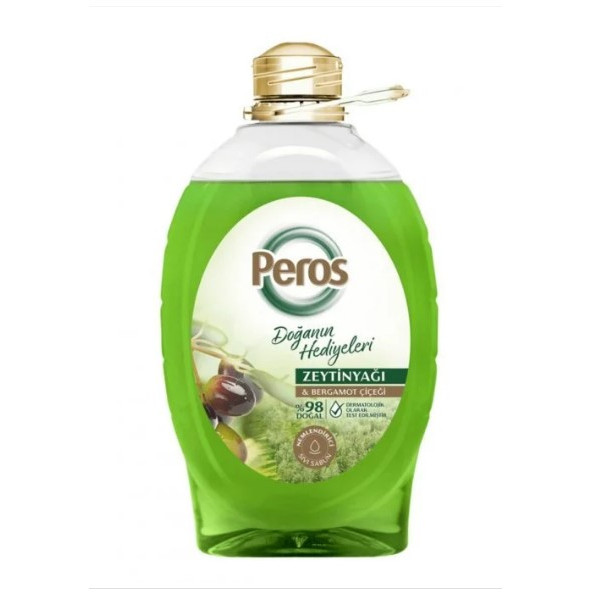 Peros Zeytinyağı & Bergamot Çiçeği Sıvı Sabun 3.6 lt