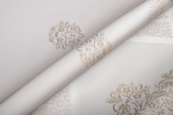 Finezza Viyana Lüx Jakar Kumaş Taş Masa Örtüsü  Dikdörtgen 160x220 cm - 1039 - 11