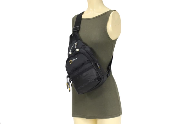 M 1033 Mega Bag Unisex Göğüs Çapraz Çanta, Body Bag - 5