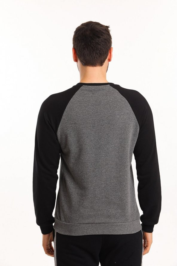 HAMMER JACK Odin Antrasit-melanj Erkek Sweatshirt 602 T09-e - 5