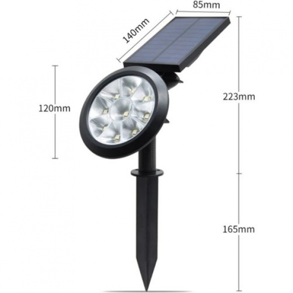 CATA CT-7320G 18W SOLAR BAHÇE ARMATÜRÜ (GÜNIŞIĞI) - 2