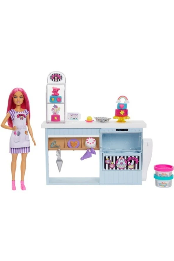 Barbienin Pasta Dükkanı Hgb73 Lisanslı Ürün - 5