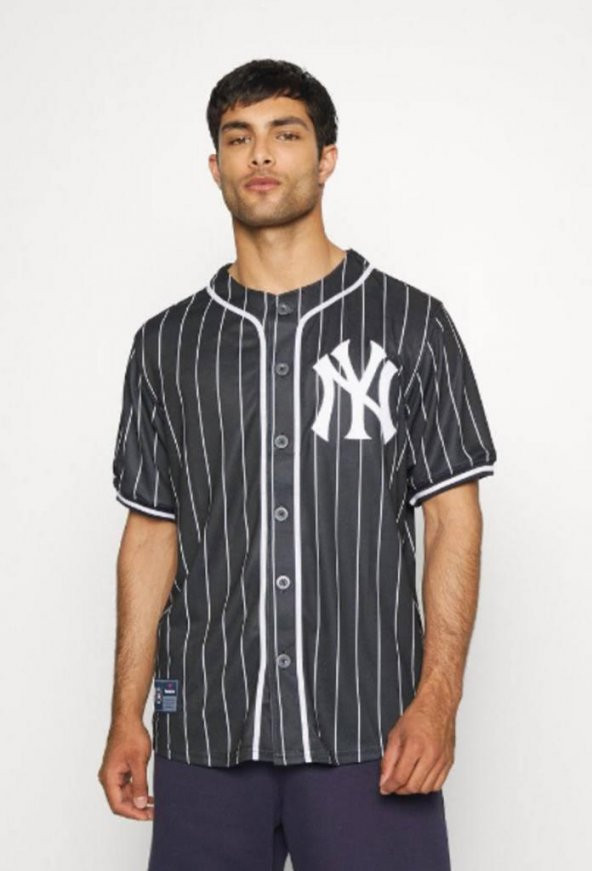 Ral Sport Mlb New York Yankees Baseball Erkek T-Shirt Siyah