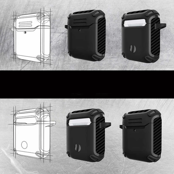 Apple Airpods Kılıf Zore Airbag 26 Silikon Kılıf - 9