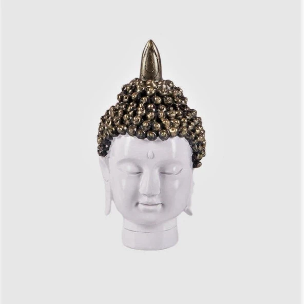 Shakyamuni Amitabha Buda Kafası Biblo 14 cm ürün görseli