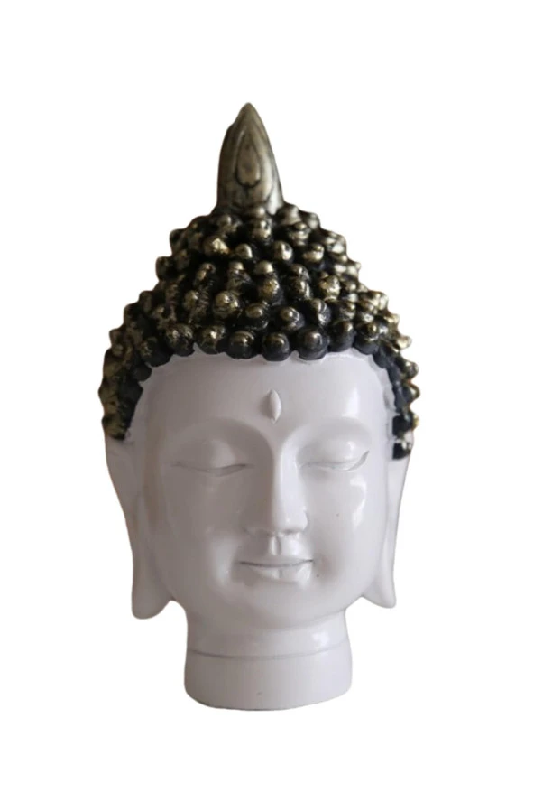 Shakyamuni Amitabha Buda Kafası Biblo 14 cm - Resim 4