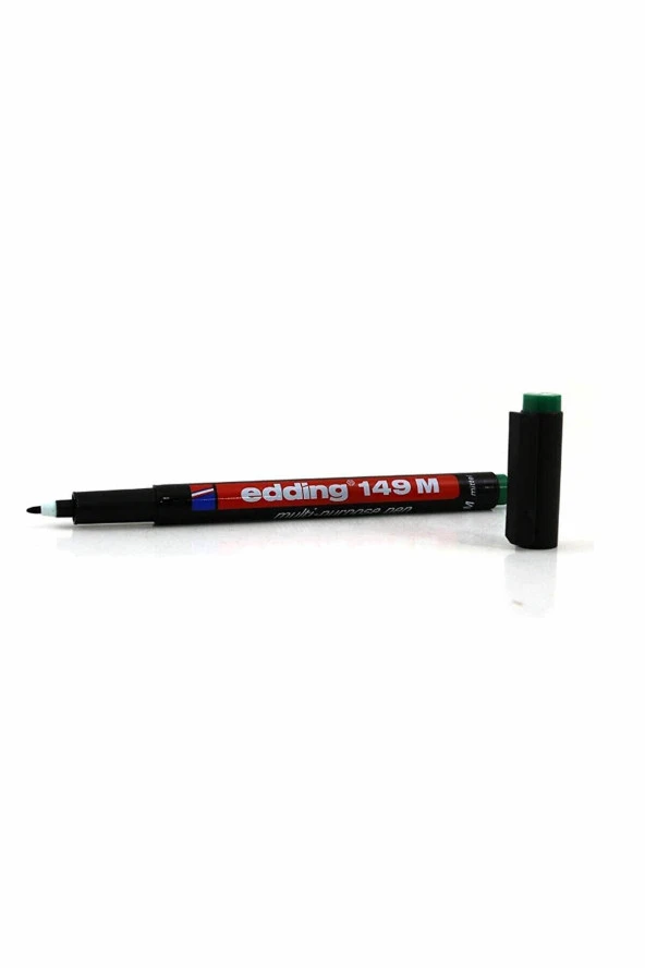 Edding Asetat Kalemi Permanent M Seri 1 MM Yeşil Silgili (10 Lu Paket) - 4
