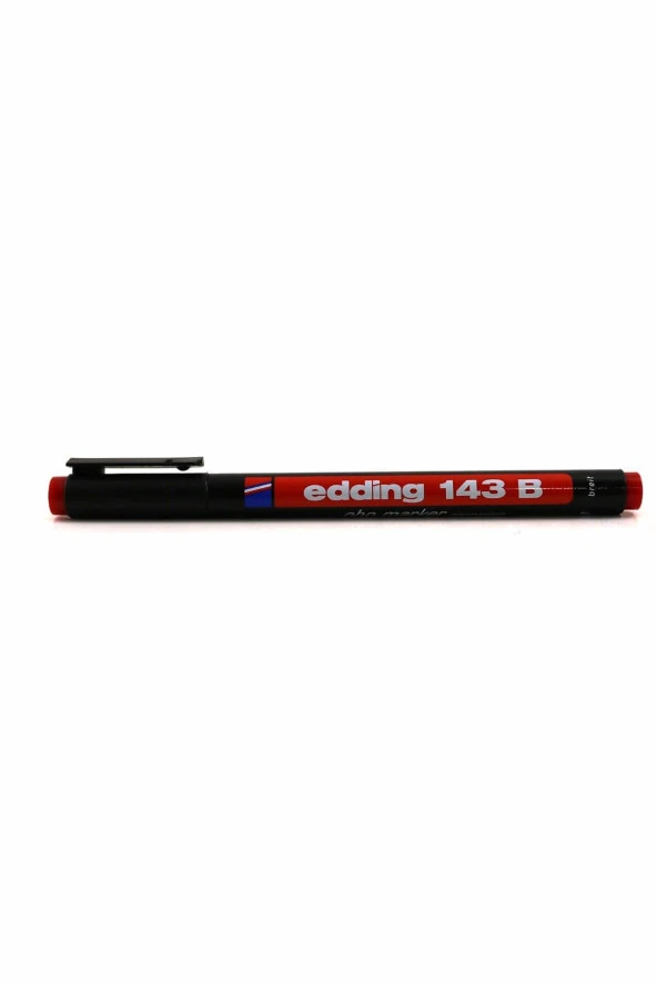 Edding Asetat Kalemi Permanent B Seri 1-3 MM Kırmızı (10 Lu Paket) - Resim 3