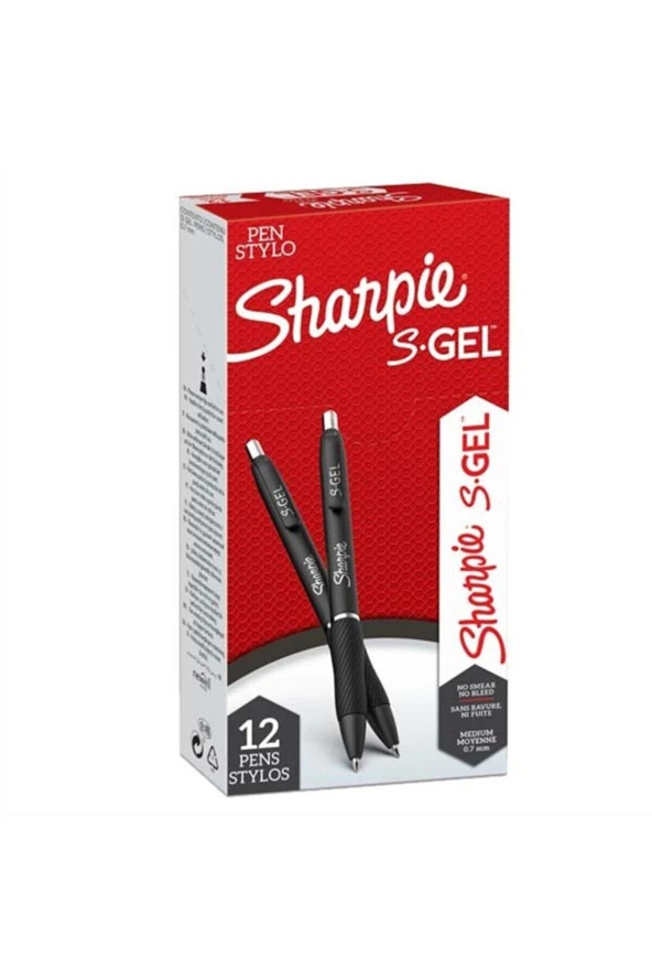 Sharpie Gel Jel Mürekkepli Kalem 0.7 MM Mavi (12 Li Paket) - Resim 2