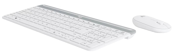 LOGİTECH MK470 KABLOSUZ KLAVYE  MOUSE SETİ BEYAZ 920-009436 - Resim 2