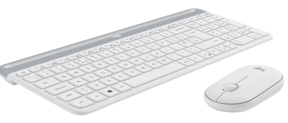 LOGİTECH MK470 KABLOSUZ KLAVYE  MOUSE SETİ BEYAZ 920-009436 - Resim 4