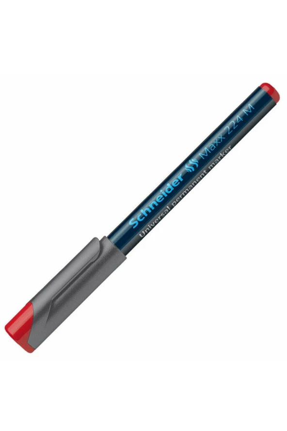 Schneider Asetat Kalemi Permanent M Seri 1 MM Kırmızı (10 Lu Paket)