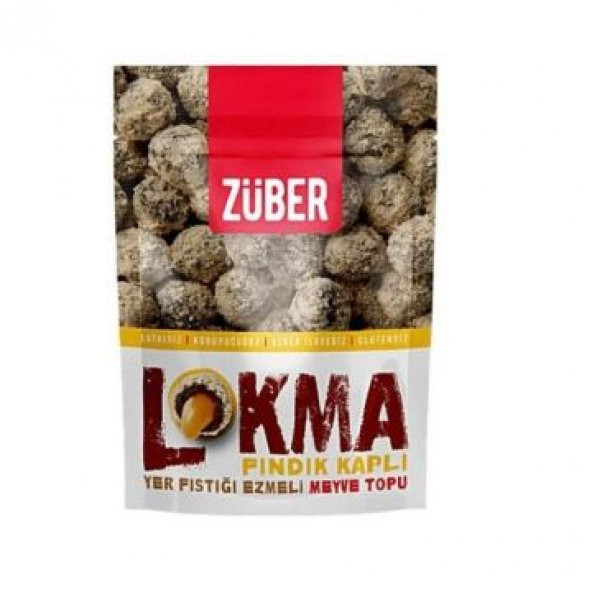 Züber Lokma Fındık Kaplı Meyve Topu 96 Gr