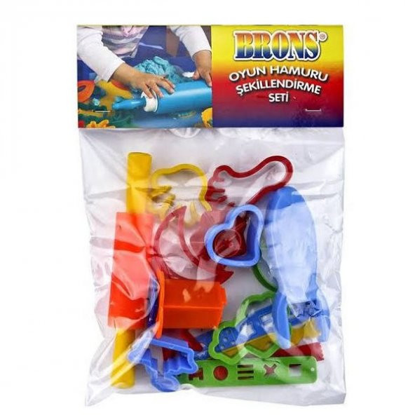 Brons Oyun Hamuru Kalıp Seti Küçük Şekiller BR-471 - 2