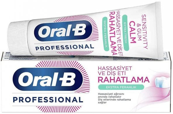 Oral-B Professional Diş Macunu Hassasiyet ve Diş Eti Rahatlama Ekstra Ferahlık 75 ml