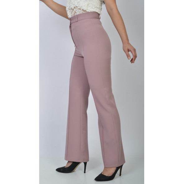 SORALLİNE BAYAN PANTOLON 1698 GÜL KURUSU - 4