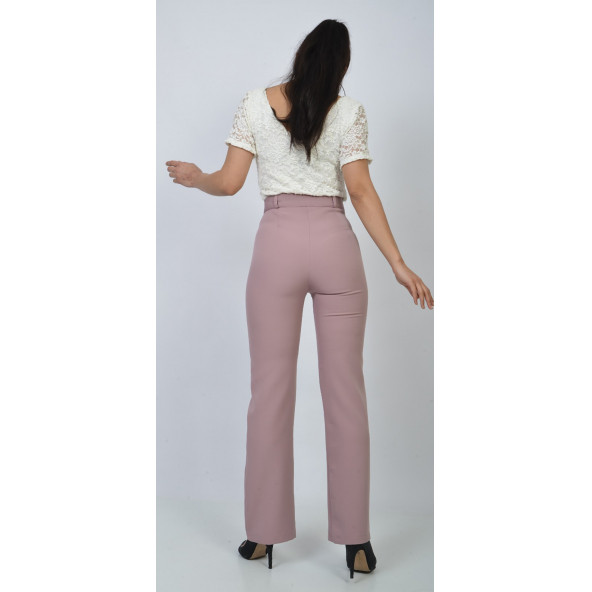 SORALLİNE BAYAN PANTOLON 1698 GÜL KURUSU - 5