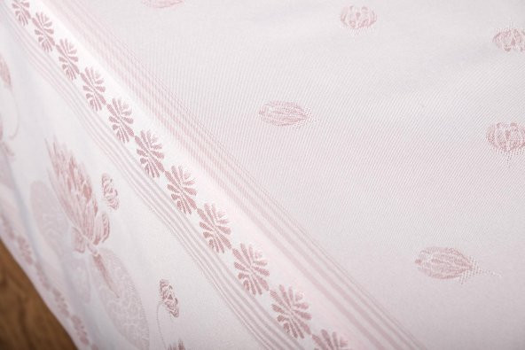 Finezza Nilüfer Lüx Jakar Kumaş Pudra Masa Örtüsü  Dikdörtgen 160x220 cm - 1047 - 8