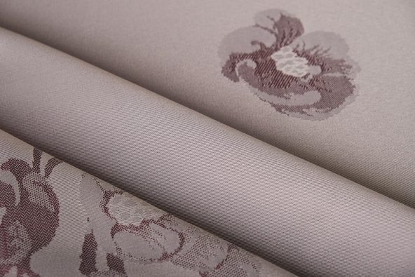 Finezza Müge Lüx Jakar Kumaş Mor Masa Örtüsü  Dikdörtgen 160x220 cm - 1048 - 5