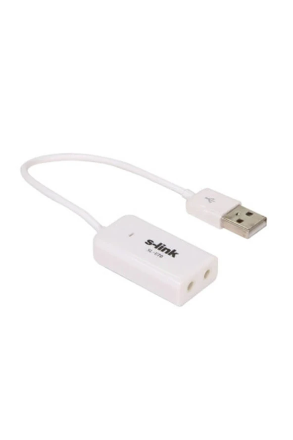 ADAPTÖR USB SES KARTI ÇEVİRİCİ 3D 7.1 SOUND SES KARTI ÇECİRİCİ ADAPTÖR S-LINK SL-U70