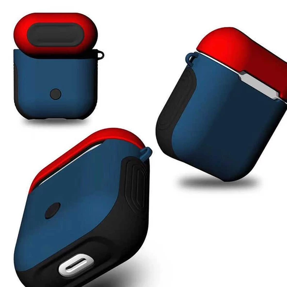 Apple Airpods Kılıf Zore Shockproof Silikon Kılıf - 9