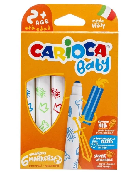 Carioca Baby Mum Boya Oyun Hamuru ve Keçeli Kalem Boya Seti - 2