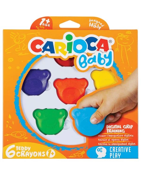 Carioca Baby Mum Boya Oyun Hamuru ve Keçeli Kalem Boya Seti - 3