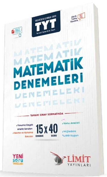 Limit Tyt Matematik 15li Denemeleri