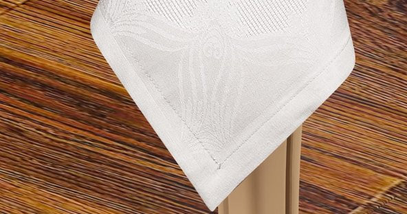 Finezza Aslı Lüx Jakar Polycotton Kumaş Gri Masa Örtüsü 160x320 cm - 1052 - 7