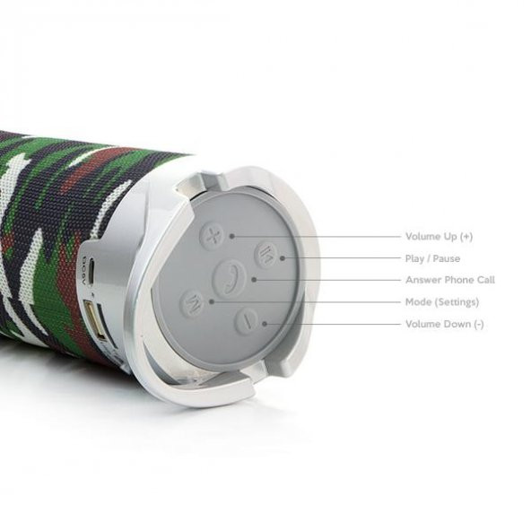 Hadron HD7120 Turuncu BT/TF Card/USB/FM/Bluetooth Hoparlör Speaker - 3