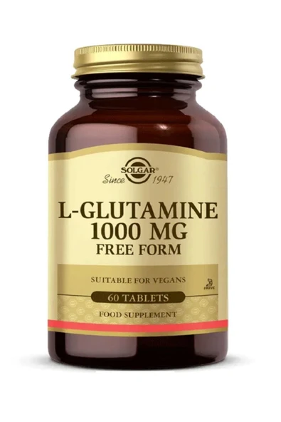 Solgar L-Glutamine 1000 mg 60 Tablet - Resim 3