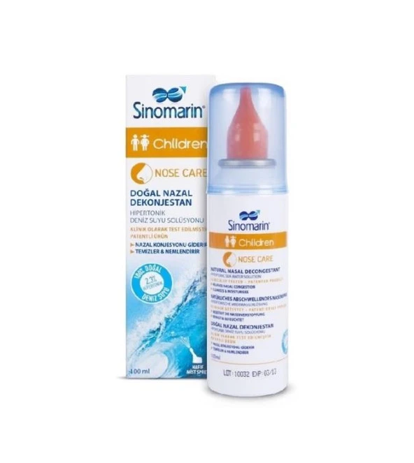 Sinomarin Children Çocuk Deniz Suyu Burun Spreyi 100 ml