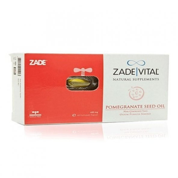 Zade Vital Nar Çekirdeği Yağı 400 Mg 60 Kapsül