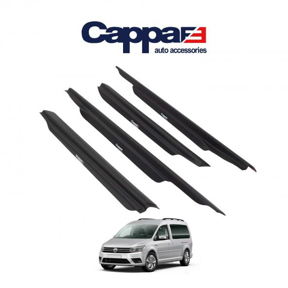 CAPPAFE VW Caddy Yan Kapı Alt Çıtası Parlak (ABS) 4 Prç 2015-2020 - 3